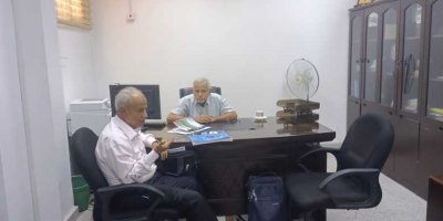لقاء يناقش آلية التنسيق المشترك بين هيئة المساحة الجيولوجية والهيئة العامة للاستثمار في عدن .